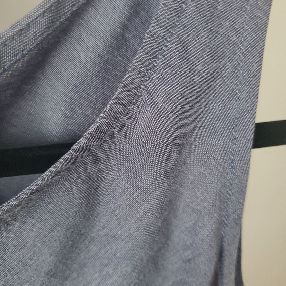 Jonathan Martin sleeveless denim color dress - Picture 4 of 6